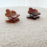 Mini flower hairclips
