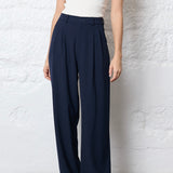 Wide navy pantalon