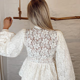 Royal blouse white - 61184AT