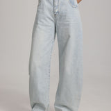 Light blue balloon jeans A5180