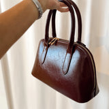 Brown leather bag