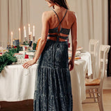 Maje maxi glitter dress