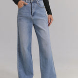 Jeans with diamond detail A3456