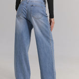 Jeans with diamond detail A3456