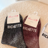 Bichette glitter socks
