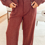 Pants burgundy - Lecce B606