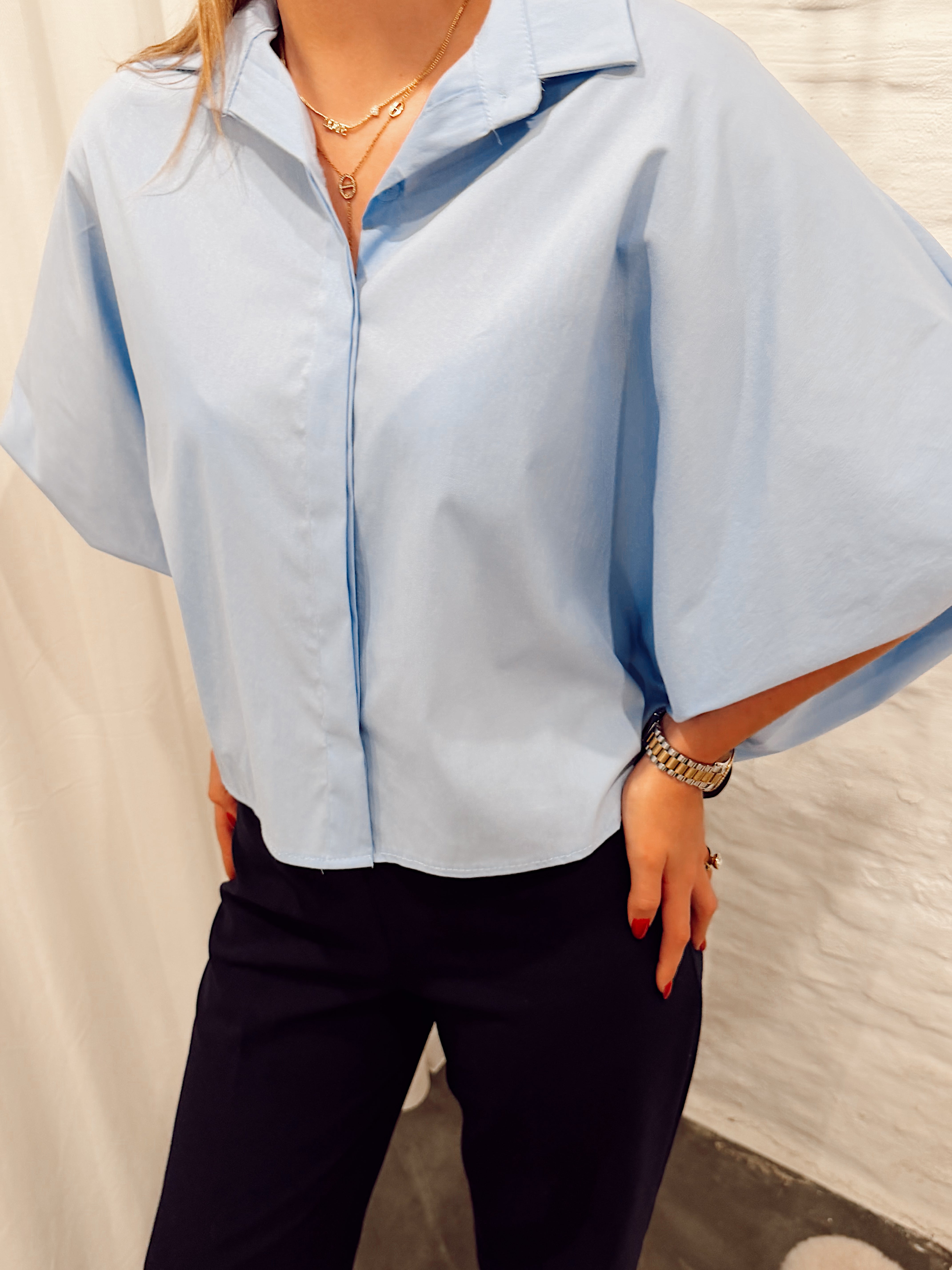 Chatelet blouse lightblue b602