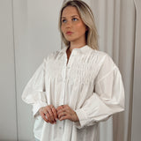 Spring whisper blouse white