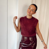 Noella lacquer skirt