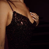 Espresso elegance dress