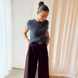Burgundy Pantalon