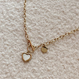 Chainy heart necklace