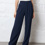 Wide navy pantalon