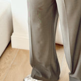 Wide green pantalon