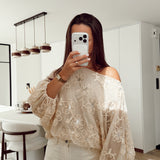 Omega blouse ecru b603