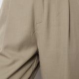 Taupe wide pantalon