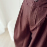 Burgundy Pantalon