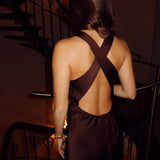 Nightfall silk dress