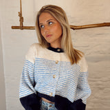 Cozy knit DARK BLUE AR1157