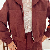 Bouclet jack burgundy - Moscufo B612