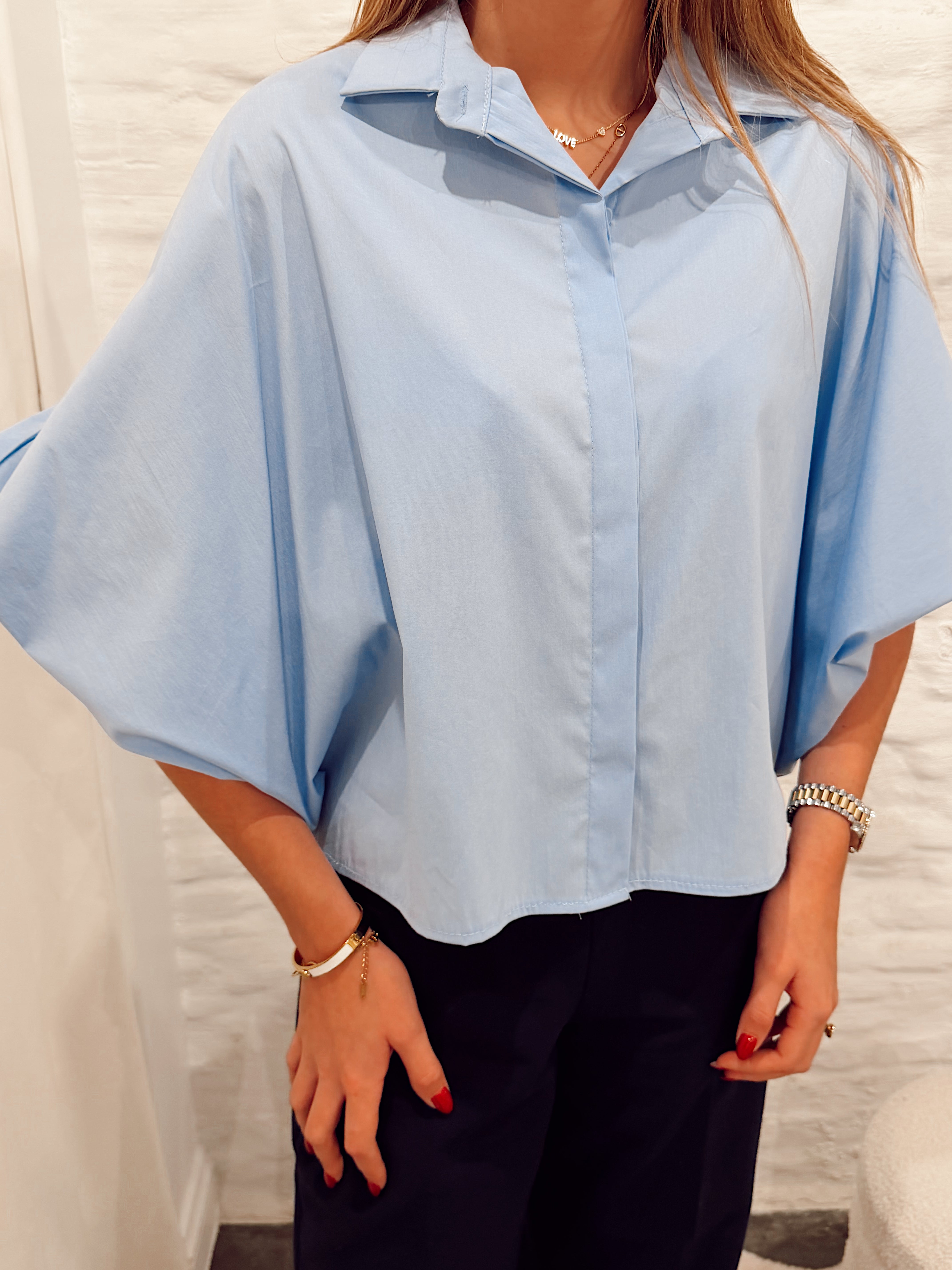 Chatelet blouse lightblue b602