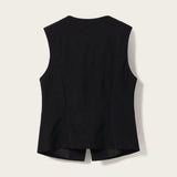 Noella silver button gilet