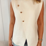 Elegant button knit