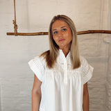 Vintage blouse 9336 WHITE