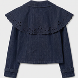 Denim broderie jacket H2002