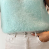 Ocean Blue Mohair Debardeur