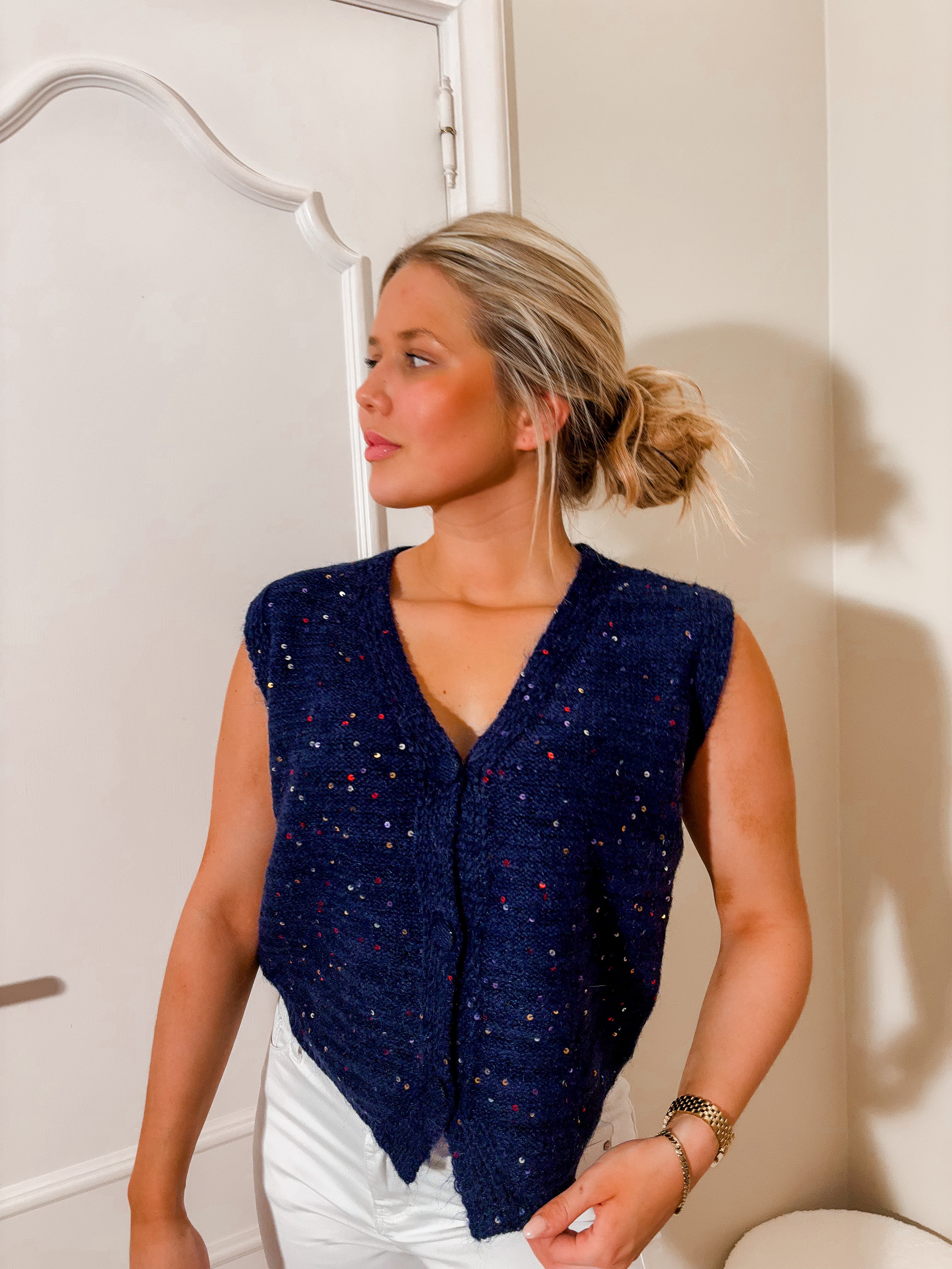 Alicia Glitter Gilet
