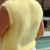 Yellow Mohair Debardeur